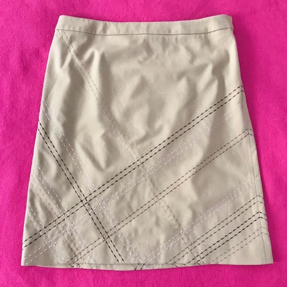 Ann Taylor Dresses & Skirts - ANN TAYLOR Tan A-Line Career Skirt